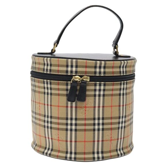 Burberry Nova Check Beige Canvas Clutch Bag (Pre-Owned) - Picture 1 of 16